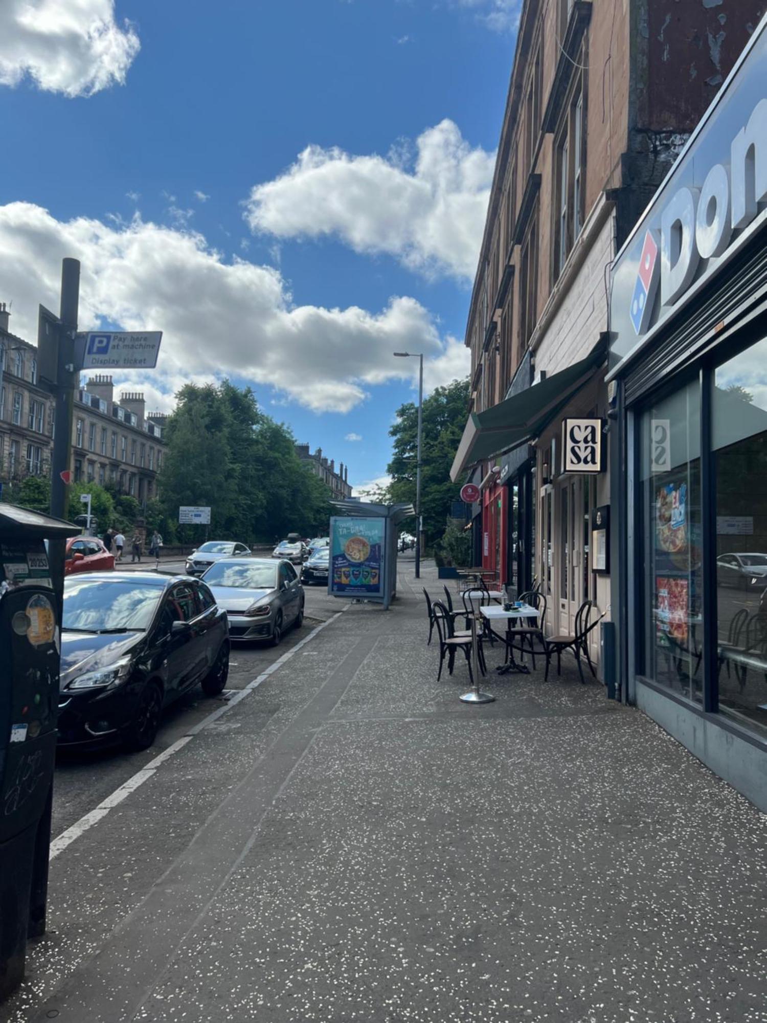 Great Western Road Studio With En Suite Glasgow Exterior foto
